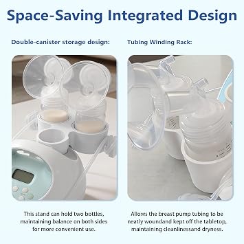 Breast Pump Holder with Hose Organizer, for S1, S2 Pump Models(New Model)