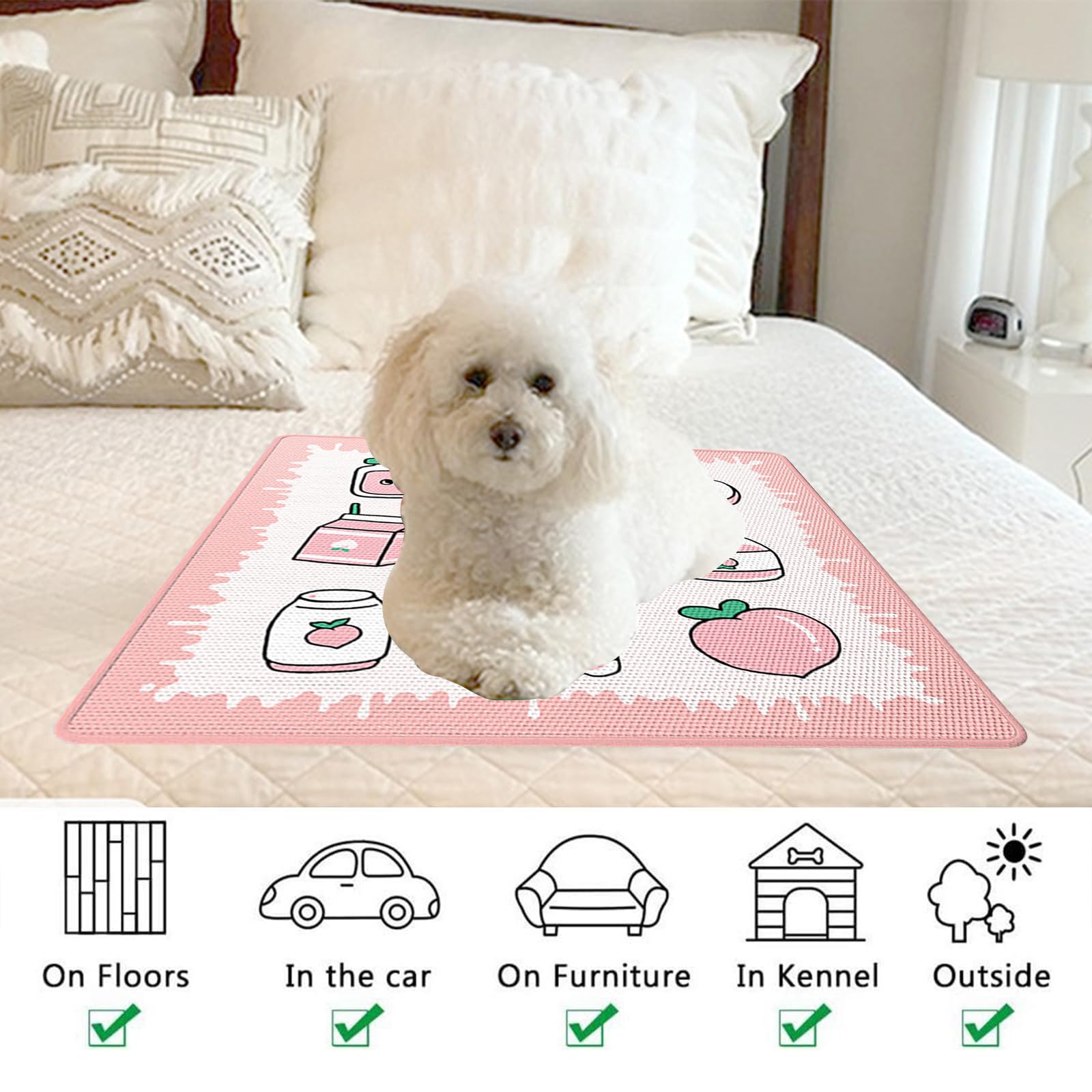 BSITSSS Dog Cooling Mat Anti-Slip, Durable Cooling Matfor Dogs, Cat CoolingMat Scratch Resistant - Image 3