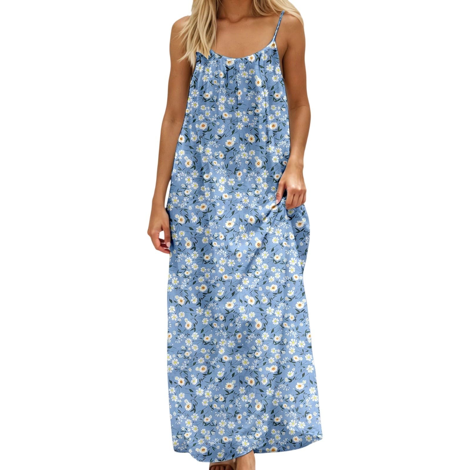 Robe d'été chic et légère robe de soirée fluide contre la chaleur