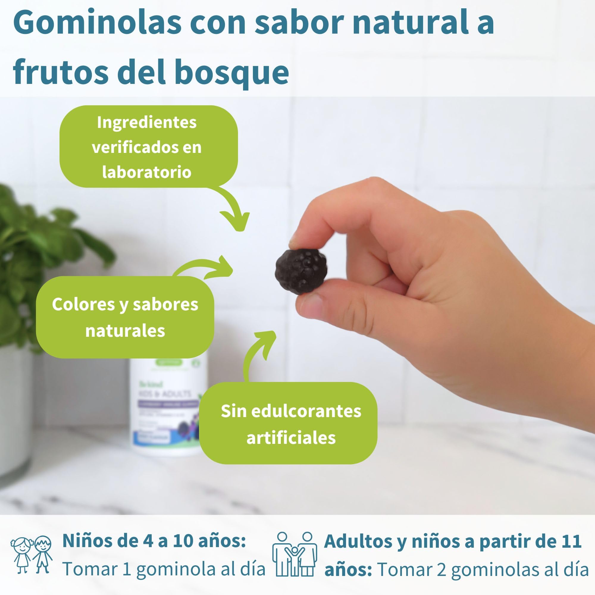 Igennus Elderberry Gummies para las Defensas Inmunitarias para Niños 4+ y Adultos, Complejo 4 en 1 con Vitamina C, Zinc y D3, Concentración 75:1, Sabor Natural, 90 Gominolas de Saúco Vegetarianas