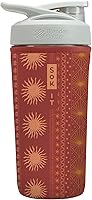 Vista 47 de Funda aislante de neopreno para botella mezcladora de proteínas Sok It BotlSok (Jardín inglés de picnic, se ajusta a botella mezcladora de 28 oz)