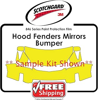 ALL CARS - 3M Scotchgard 846 Series - Hood Fender Tips Mirrors Bumper Paint Protection film kit - coolthings.us