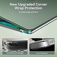 Vista 11 de EooCoo Funda compatible con MacBook Air de 15 pulgadas M5 2026 2025-2023 Release M4 M3 M2 modelo A3448 A3241 A3114 A2941, carcasa rígida de negro