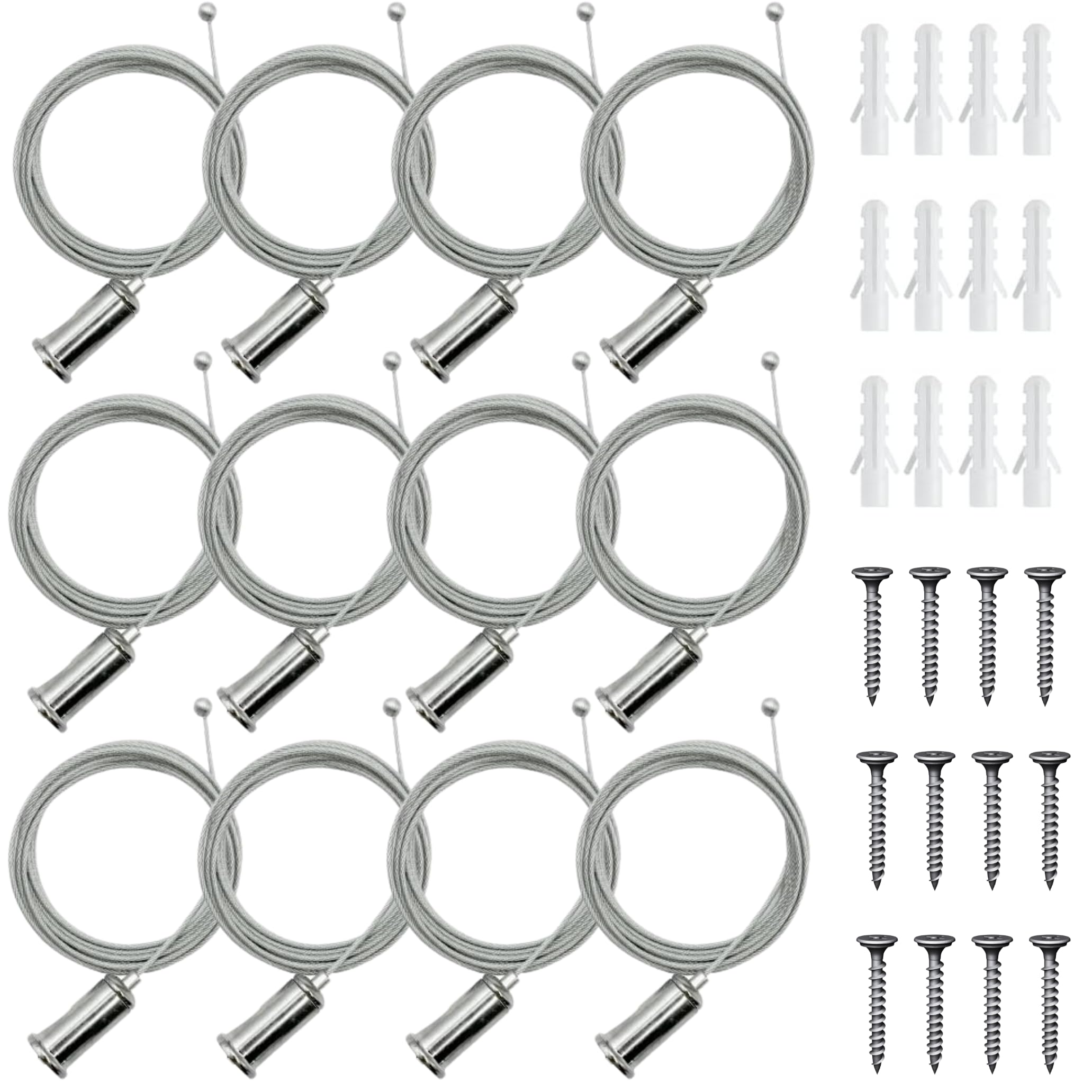 12-Pack 5ft Adjustable 0-60