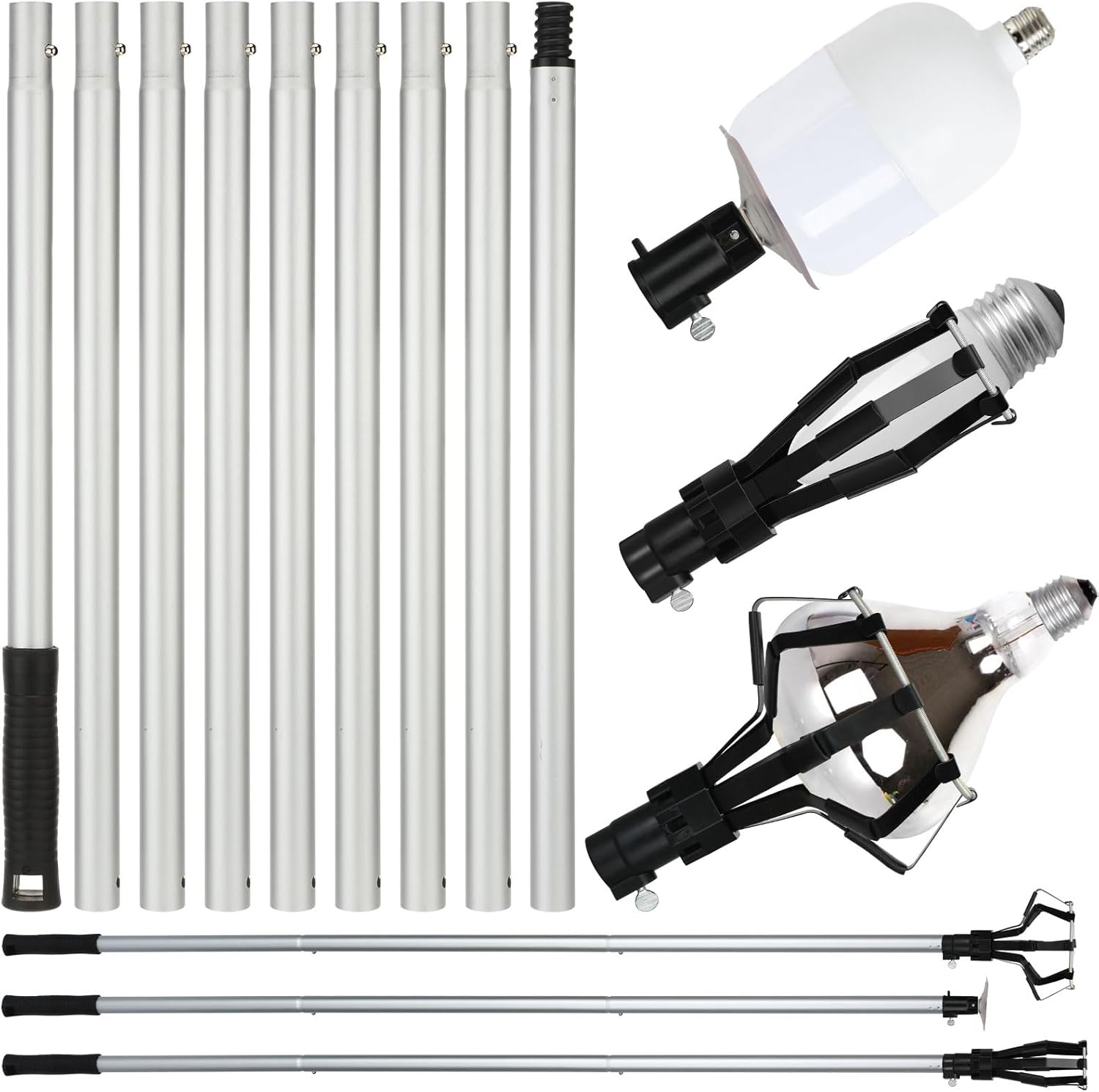 Chapou 312 ft Light Bulb Changer for High Ceilings with Pole Light