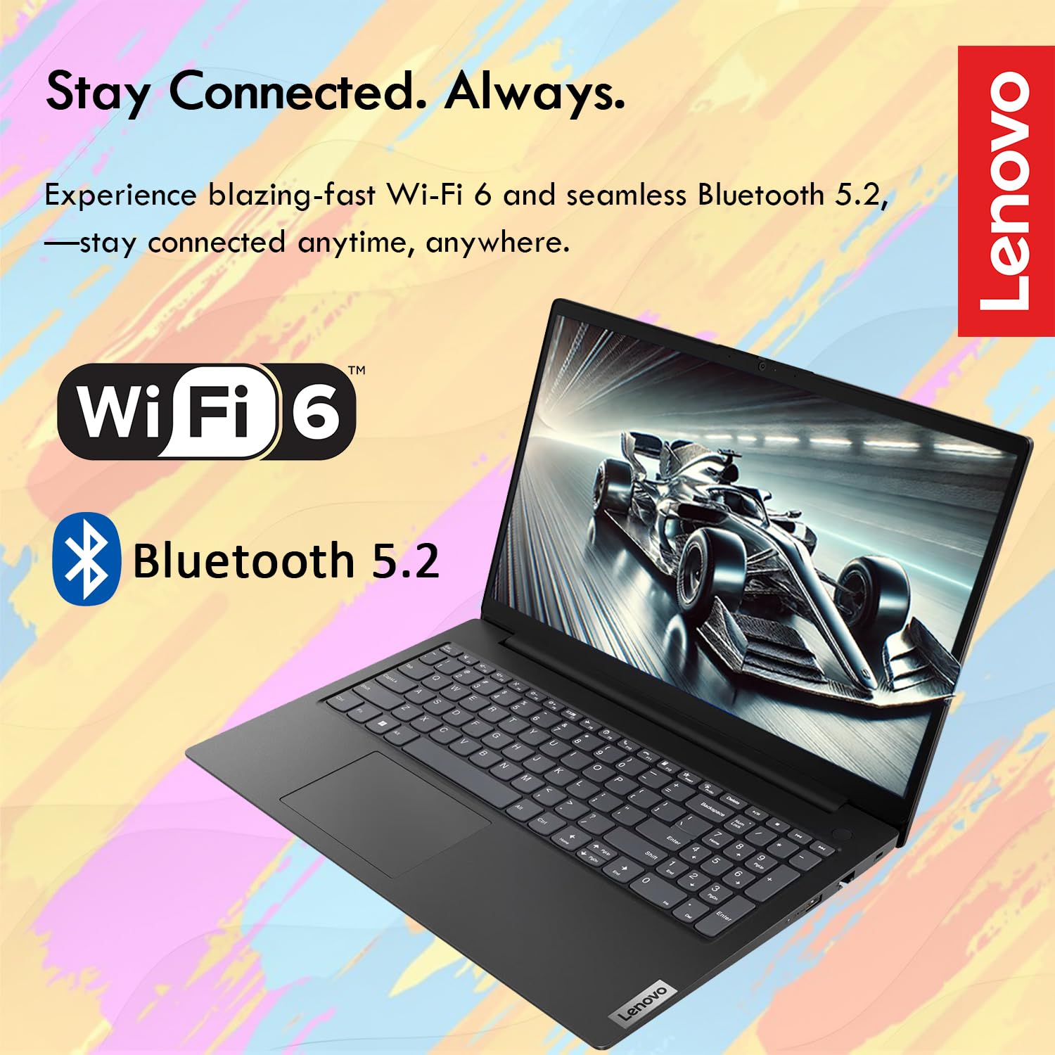 Lenovo V15 Business Laptop 2026 Edition, AMD Ryzen 3 7000-Series(Beat i7-1065G7), 15.6" FHD Display, 16GB DDR5 RAM, 256GB NVMe SSD, Wi-Fi 6, RJ-45, Dolby Audio, Windows 11 Pro, WOWPC USB, no Mouse