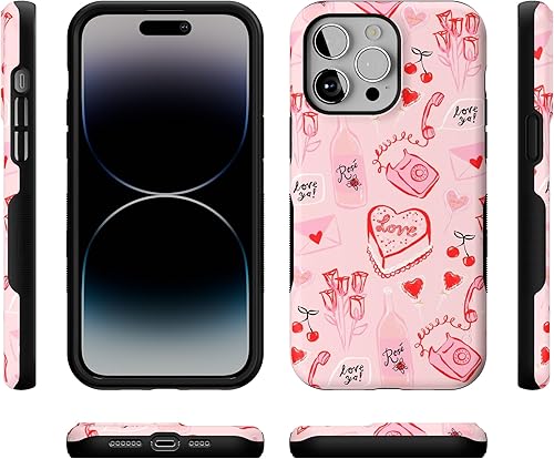 Vista 722 de Casely - Funda para iPhone 14 Pro Max, Viva La Vida, Frida Kahlo Floral Collage, compatible con MagSafe 10 Frida Kahlo Viva La Vida Collage