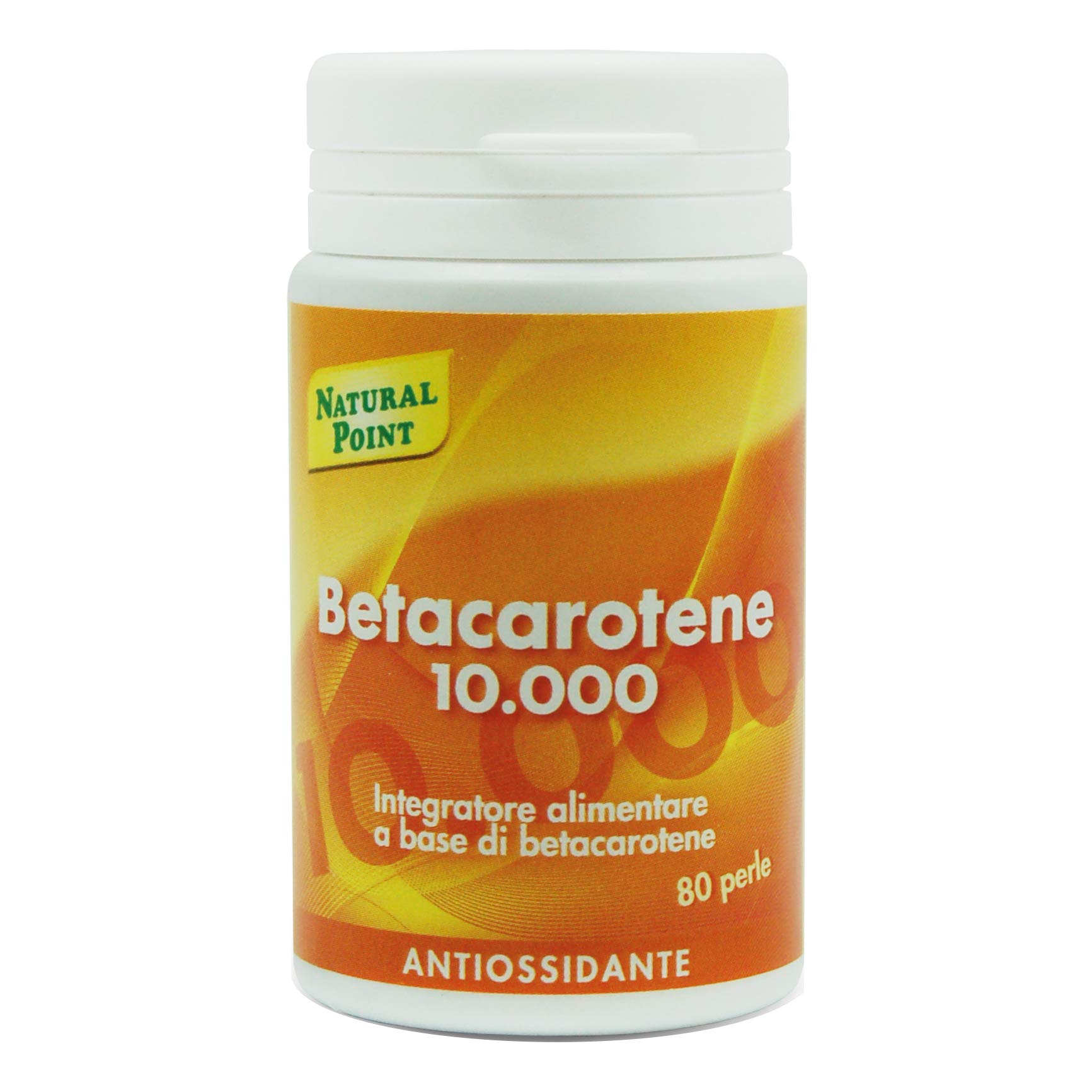 Natural Point Integratore Alimentare Betacarotene 10.000, 80 Perle