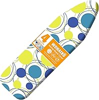Vista 1 de Funda y almohadilla para tabla de planchar, tamaño estándar de 12" x 42" pulgadas, funda de repuesto para tabla de planchar, cubierta para tabla