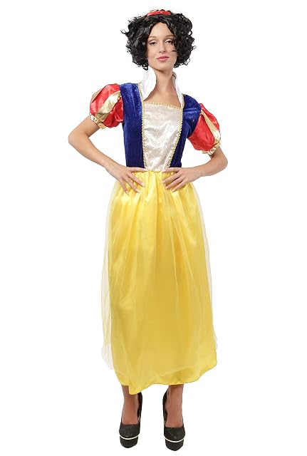 Carnavalife, Disfraz de Princesas, Blancanieves, Aurora, Tiana, Bella, Rapunzel, Vestidos Traje para Fiestas