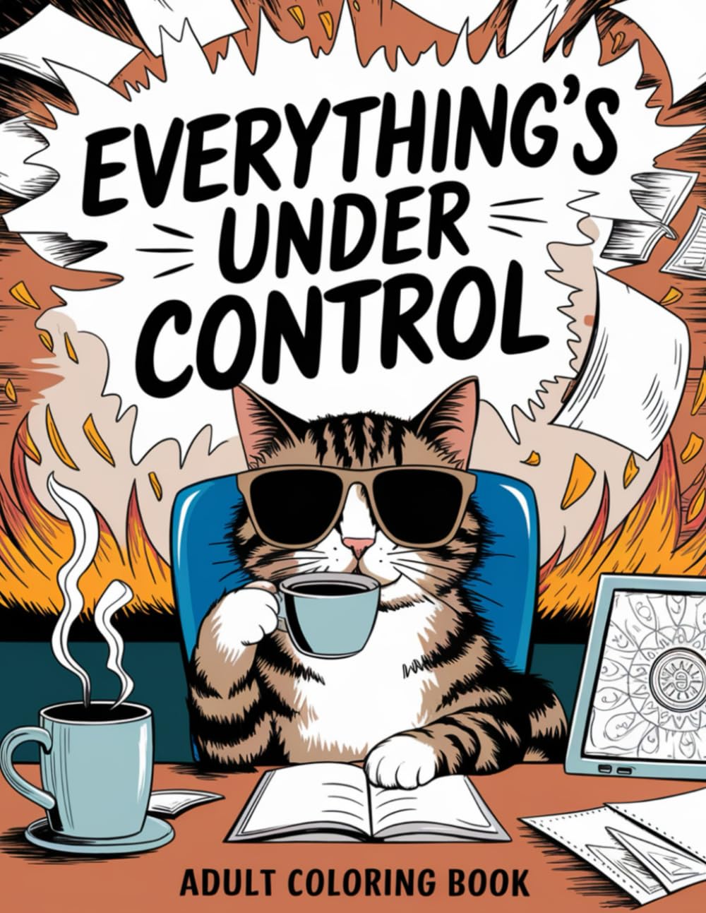 Everything's Under Control - Adult Coloring Book: A Comforting Adult Coloring Pages Filled with Funny Designs, Sassy Animals, Cuss Words, and Bold ... Curse Words (Sassy and Sweary Strokes)