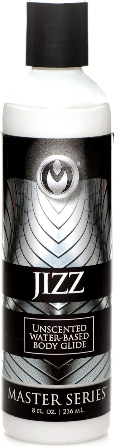 Master Series Jizz Unscented Water-Based Lube, 8 Ounce