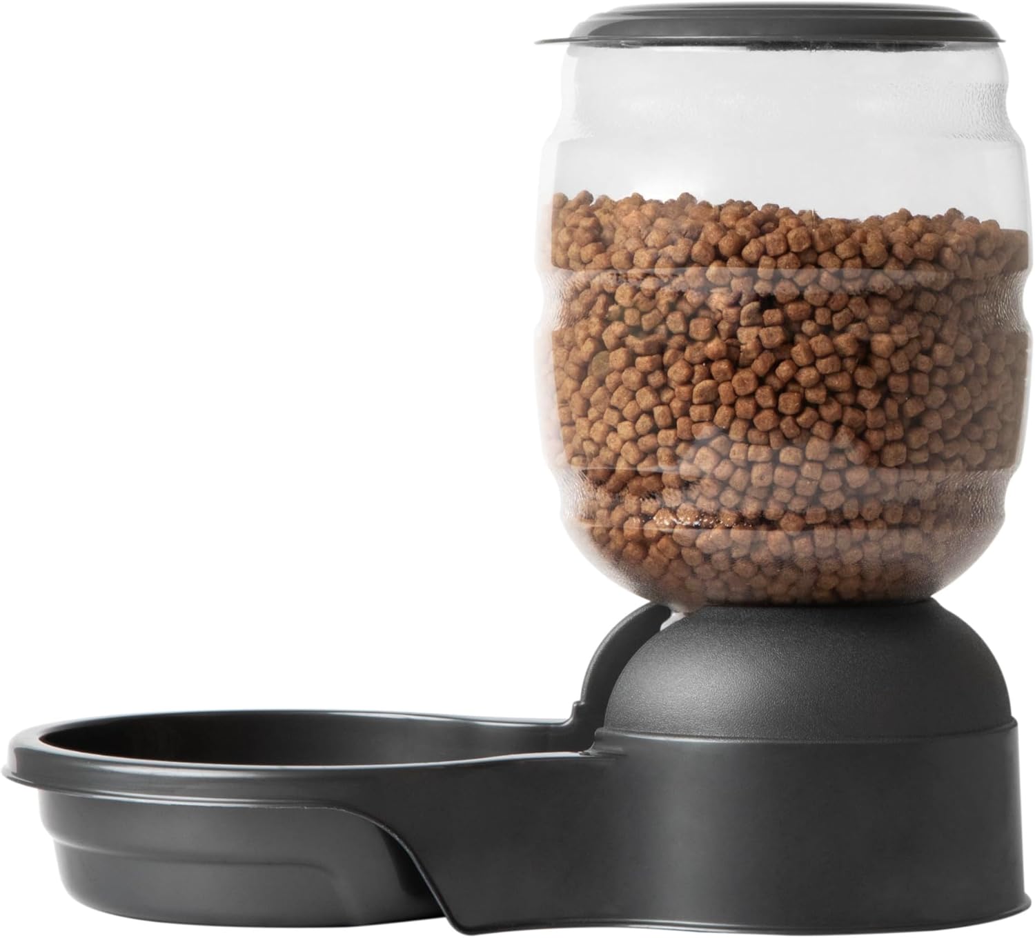 Petmate® Replendish® Automatic Dog Feeder Gravity Pet Treat Dispenser with Microban Antimicrobial Protection, Wide Mouth Bowl, 100% BPA Free - 5 lb