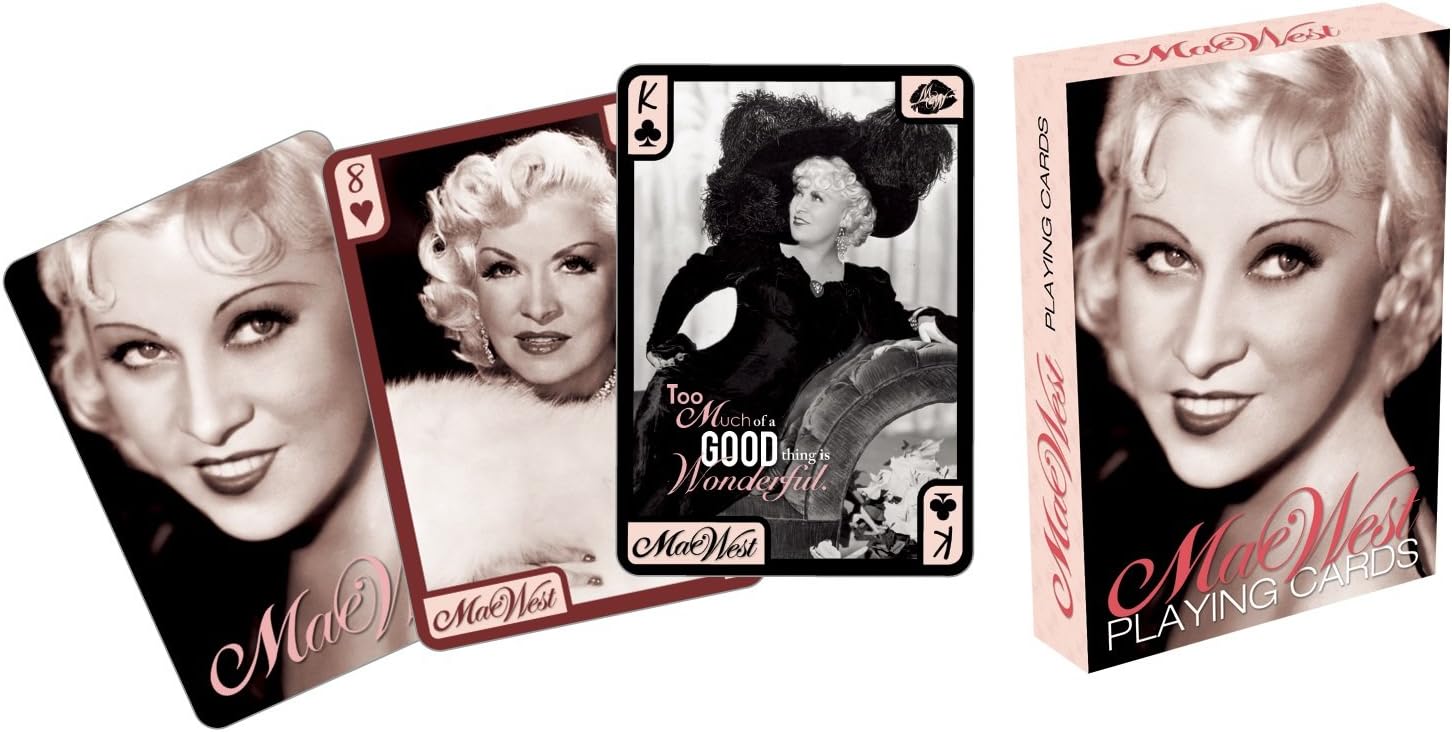 AQUARIUS Mae West Playing Cards