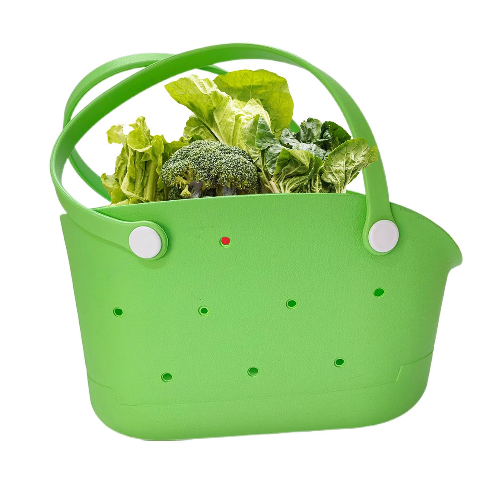 Generico Bolsa de playa de goma impermeable: bolsa de viaje compacta y portátil, bolsa abierta adecuada para deportes, mercado y uso al aire libre.