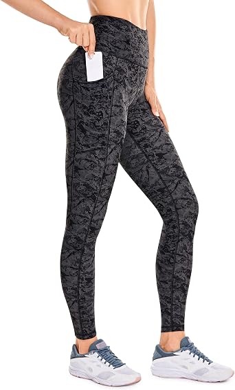 CRZ YOGA Women's Fleece Lined Leggings 