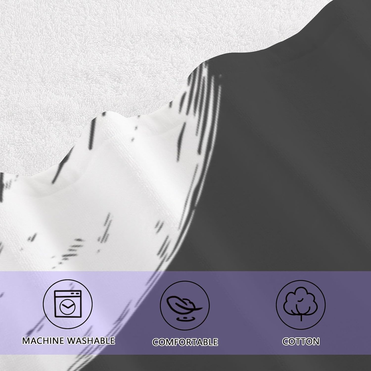 Hand Towels Premium Soft and Highly Absorbent Kraken Octopus Funny Black 2 Pcs Towels for Bathroom Set 100% Cotton Decorative Face Towels