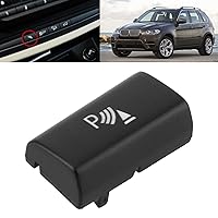 Vista 5 de Acouto Reemplazo de la cubierta del botón del aparcamiento del botón del sensor del interruptor de estacionamiento ajuste ajuste para X5 E70 X6 E71