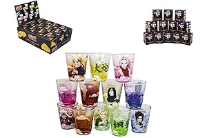 Naruto 2-Ounce Round Shot Glass Surprise Box