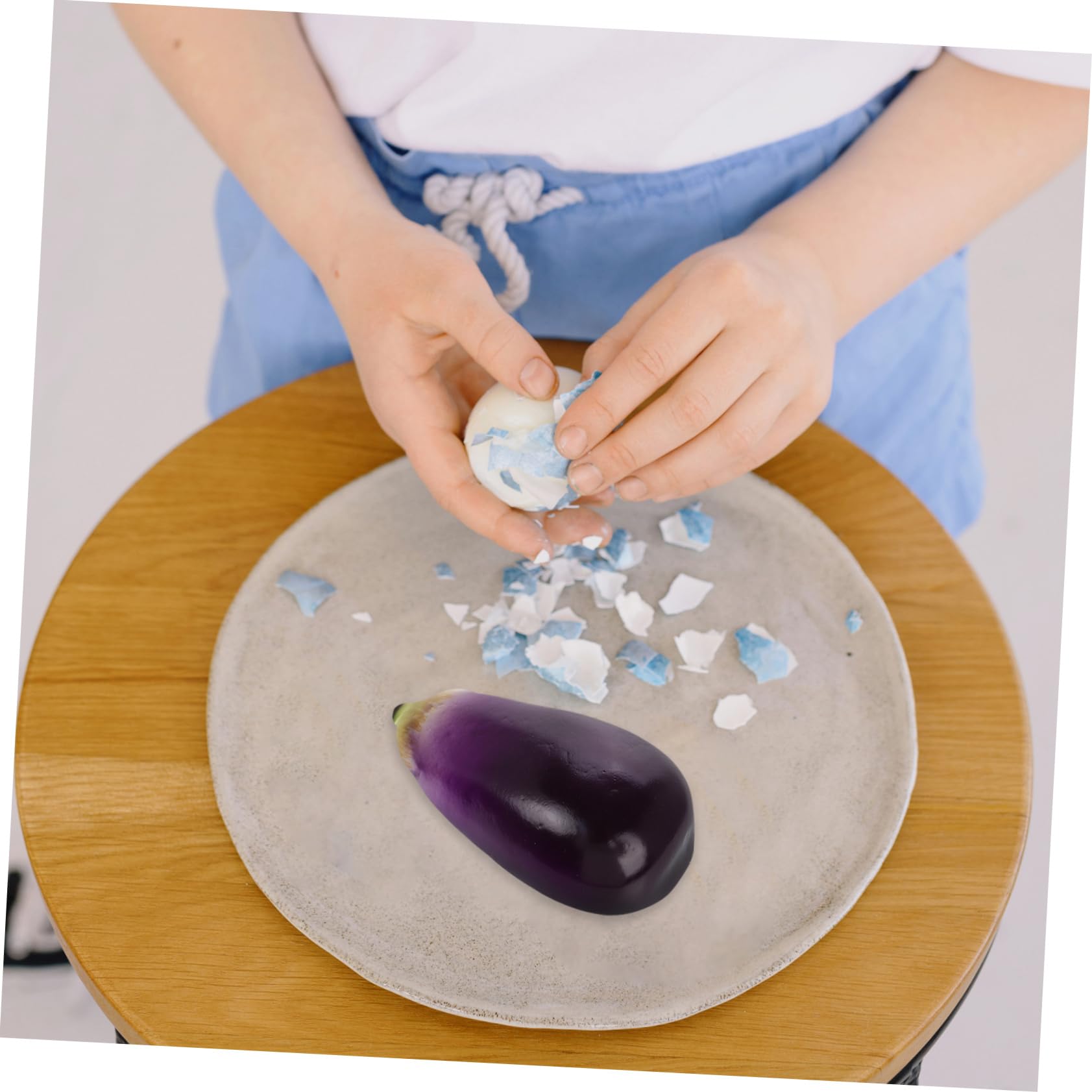 Cabilock 3 Sätze Simulation Aubergine Pflanzendekorationen Gemüse Für Pflanzen Realistische Aubergine Modelle Gefälschte Auberginendekoration Pflanzliche Requisiten Schaum 6 Stück * 3