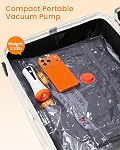 Sacs à étanchéité sous vide pour les voyages de vêtements avec pompe rechargeable sans fil, 9 Compression de l' emballage Space Sacs d'économie pour l'emballage, la bagages et le stockage saisonnier