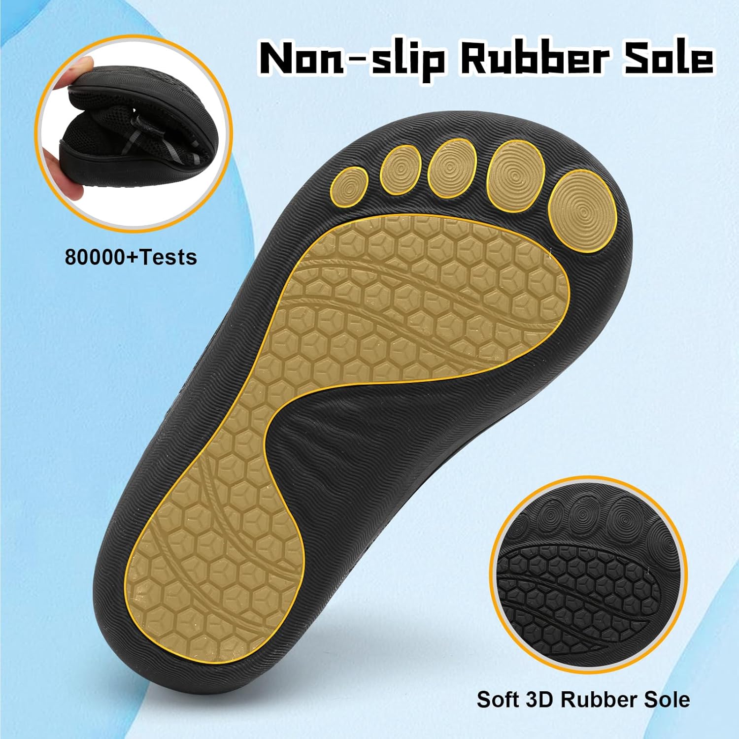 JOINFREE Toddler Shoes Boys Girls Wide Barefoot Shoes Little Kids Minimalist Sneakers Zero Drop Casual Walking Shoes Breathable Tennis Shoes Indoor Outdoor - Image 6