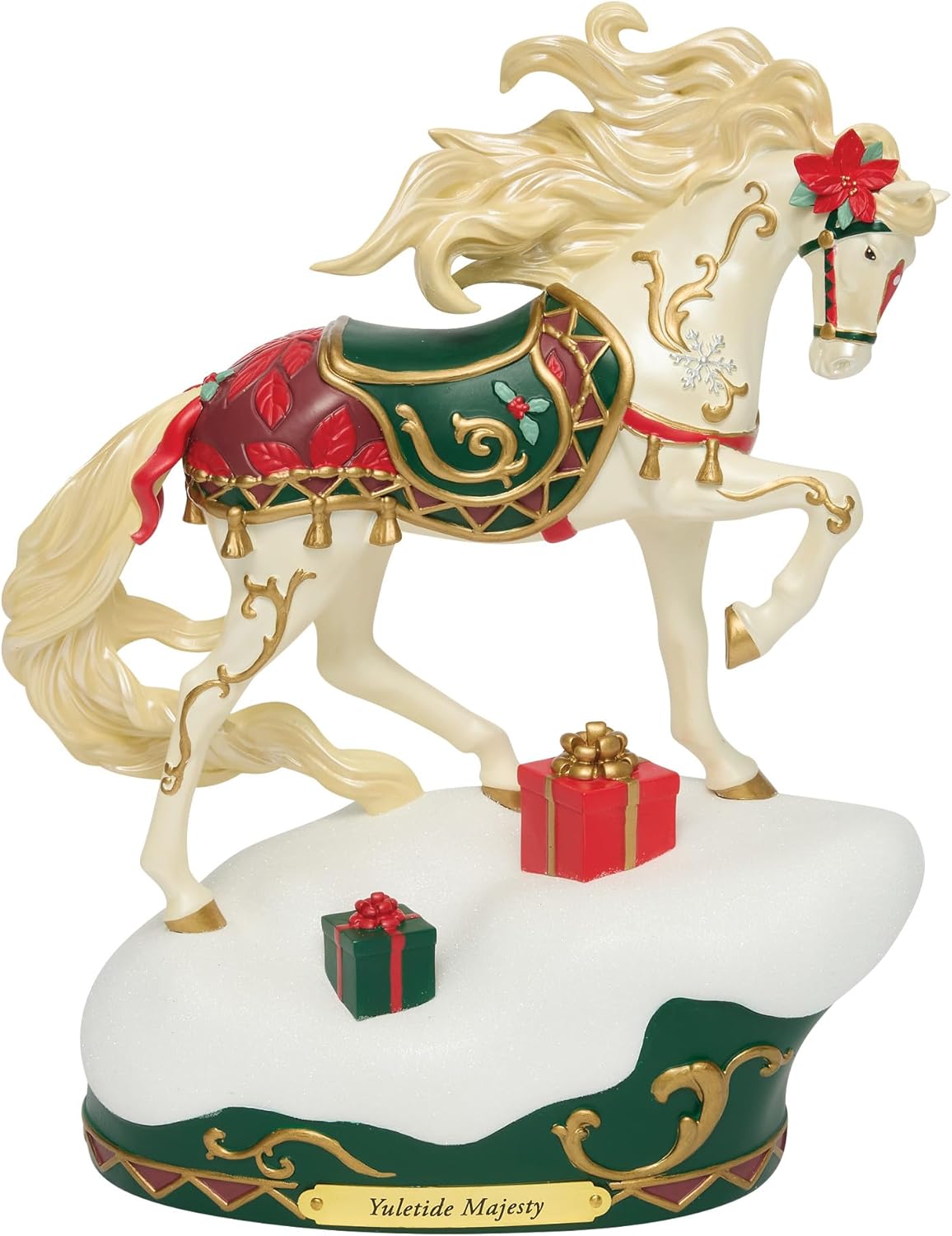 Enesco The Trail of Painted Ponies Christmas Yuletide Majesty Figurine, 8.22 Inch, Multicolor