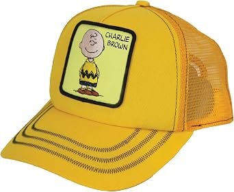 Peter Grimm Peanuts Cartoon Collection Trucker Hat - Adjustable Baseball Cap