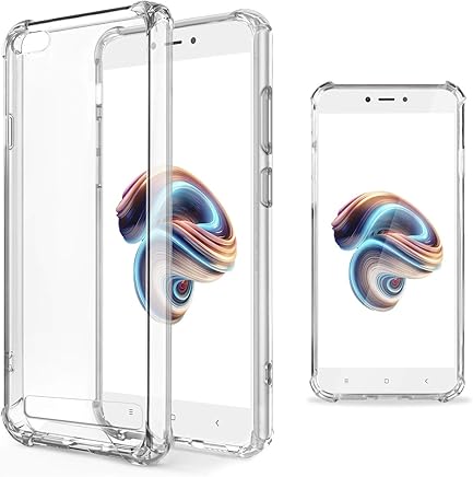 Moozy Funda Silicona Antigolpes para Xiaomi Redmi 5A - Transparente Crystal Clear TPU Case Cover TPU Flexible Moozy Funda Silicona Antigolpes para Xiaomi Redmi 5A - Transparente Crystal Clear TPU Case Cover TPU Flexible