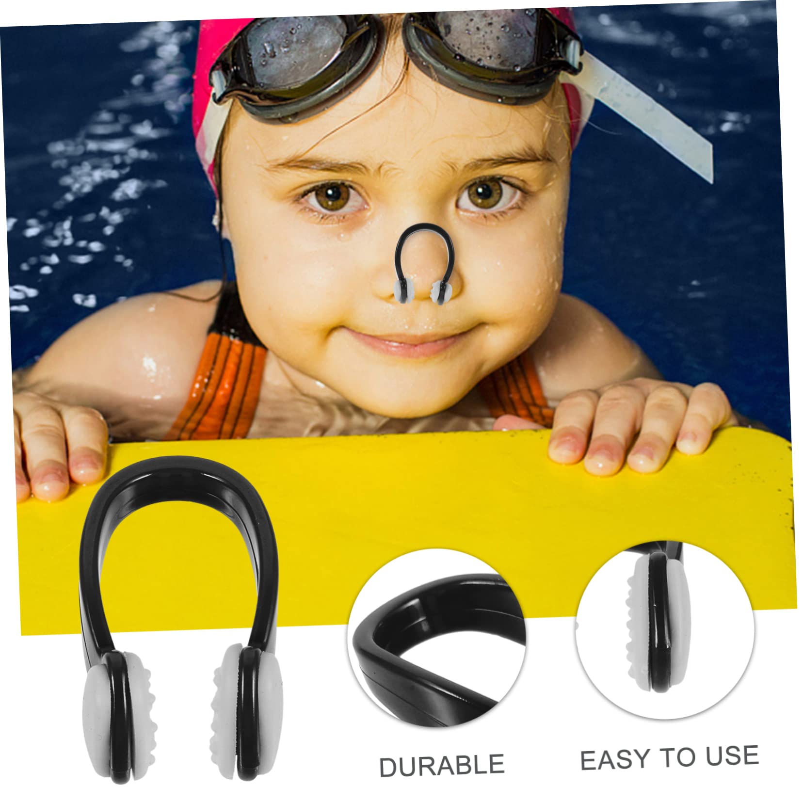 Gogogmee Silicone Swimming Nose Plug Prevent Comfortable for Kids Adults Easy to Use Carry