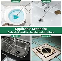 Siyurongg 5m x 10mm csatornaspirál lefolyótisztító konyha fürdőszoba WC 5