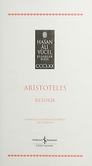 Rhetoric: Hasan Ali Yücel Classics Series