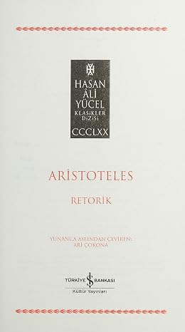 Rhetoric: Hasan Ali Yücel Classics Series