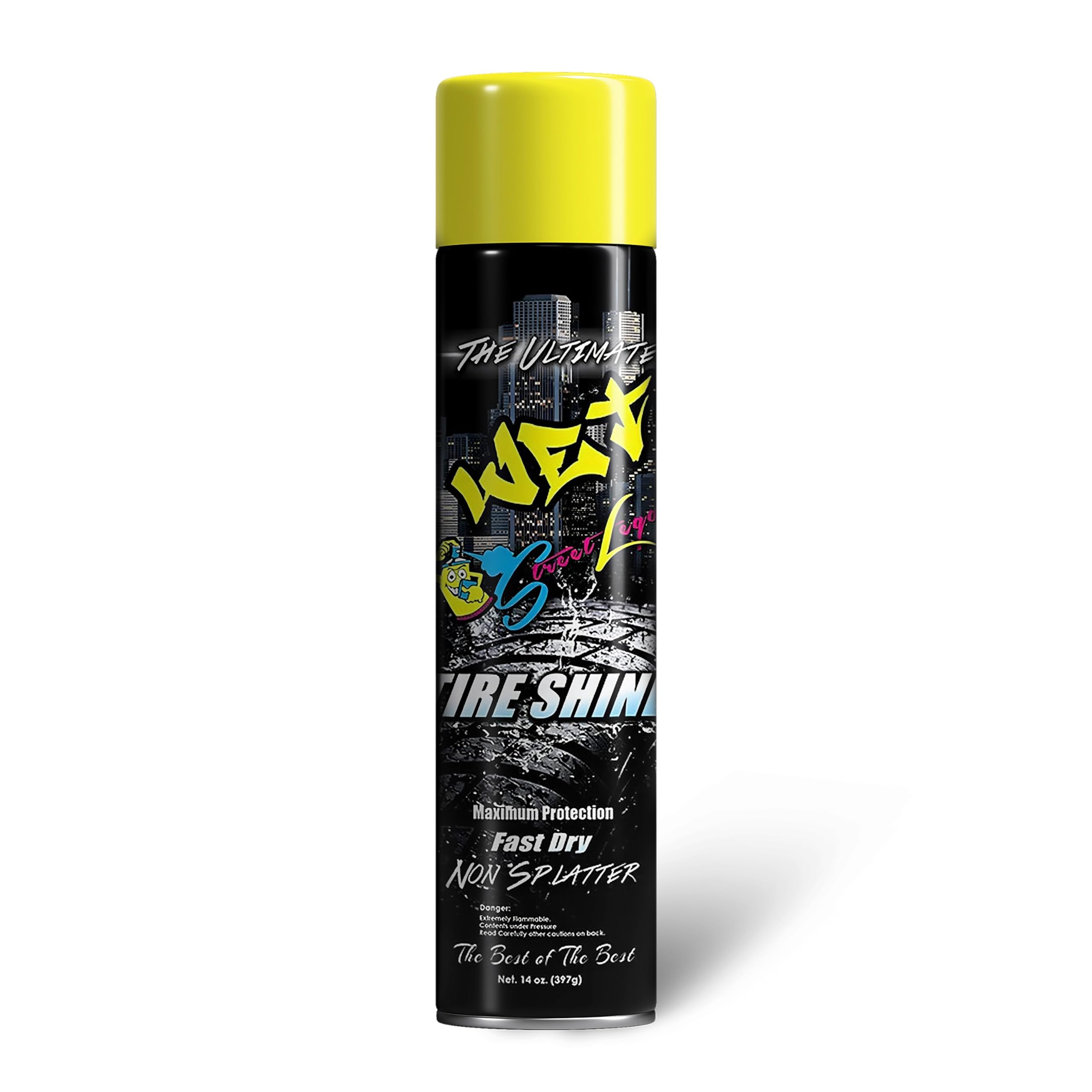 Amazon.com: Street Legal The Ultimate Wet Tire Shine 14oz Spray
