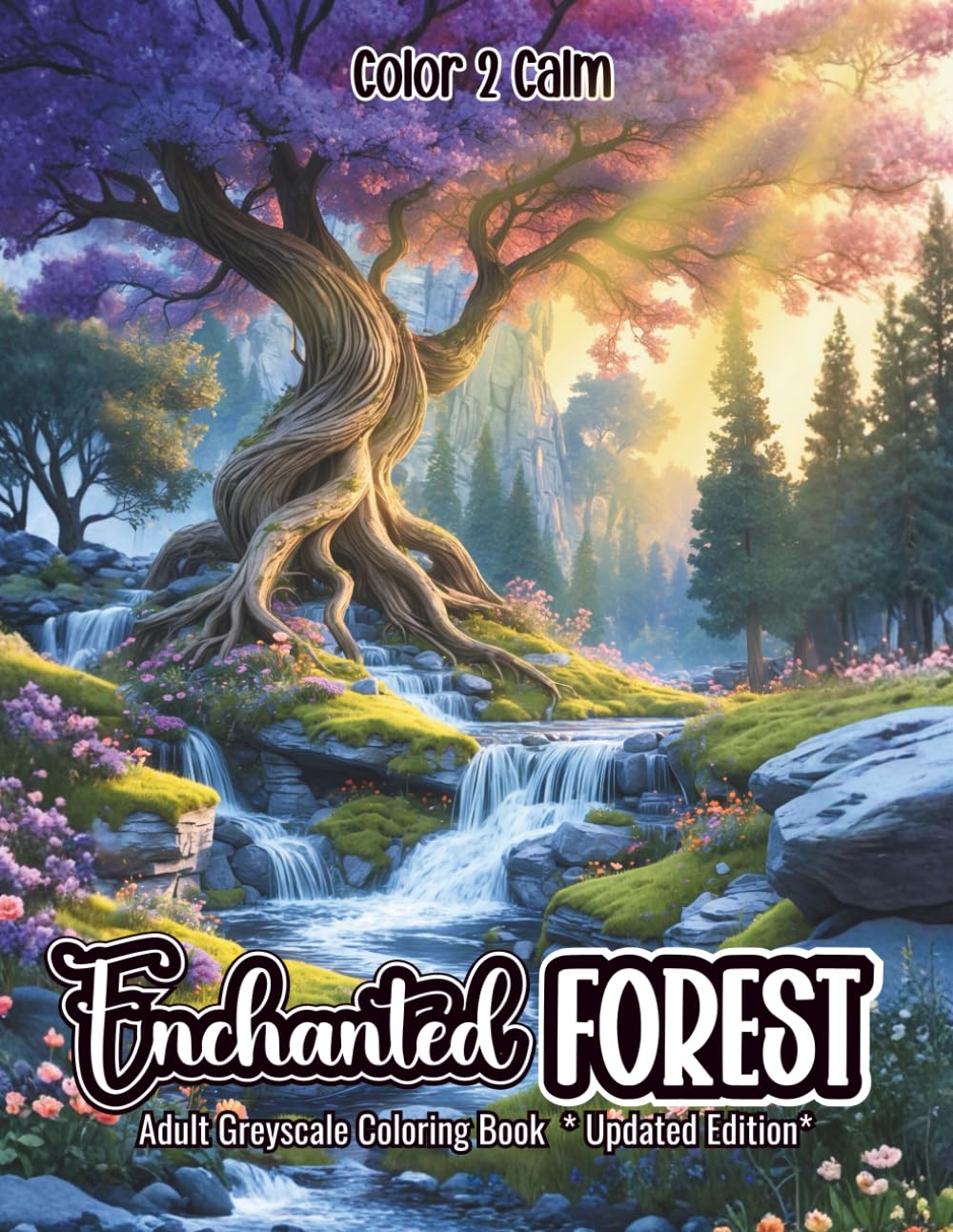 Enchanted Forest Coloring Book for Adults, Teens & Seniors: Color Magical Forest paths, streams and hidden homes | Hours of Creativity | Mindfulness | Stress & Anxiety Release | Art therapy