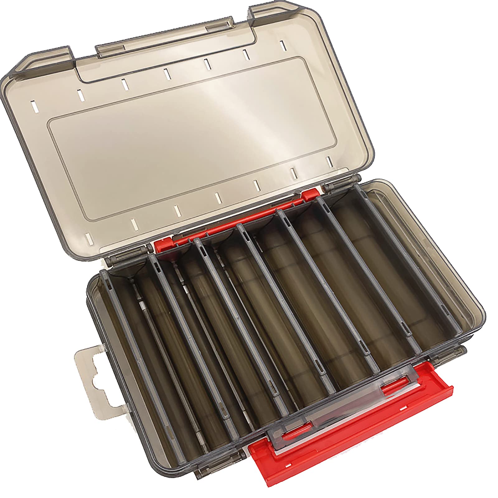 Fishing Tackle Box, Double Sided Lure Bait Beads Hook Storage Trays, Organizer Case Containers, for Vest Casting Fly Fishing Accessories