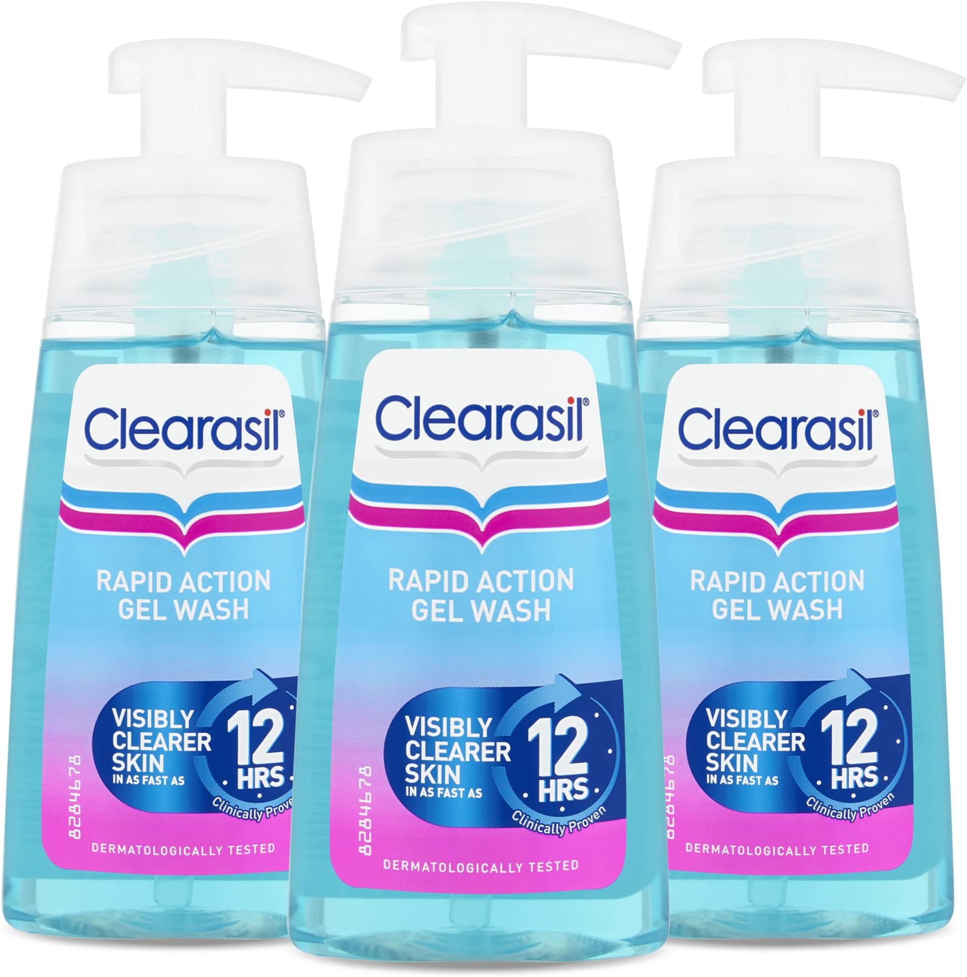 Ultra Rapid Action Gel Wash, Unclog Pores For A Visibly Clearer Skin, Remove Dirt & Spots, Pack Of 3 x 150ml