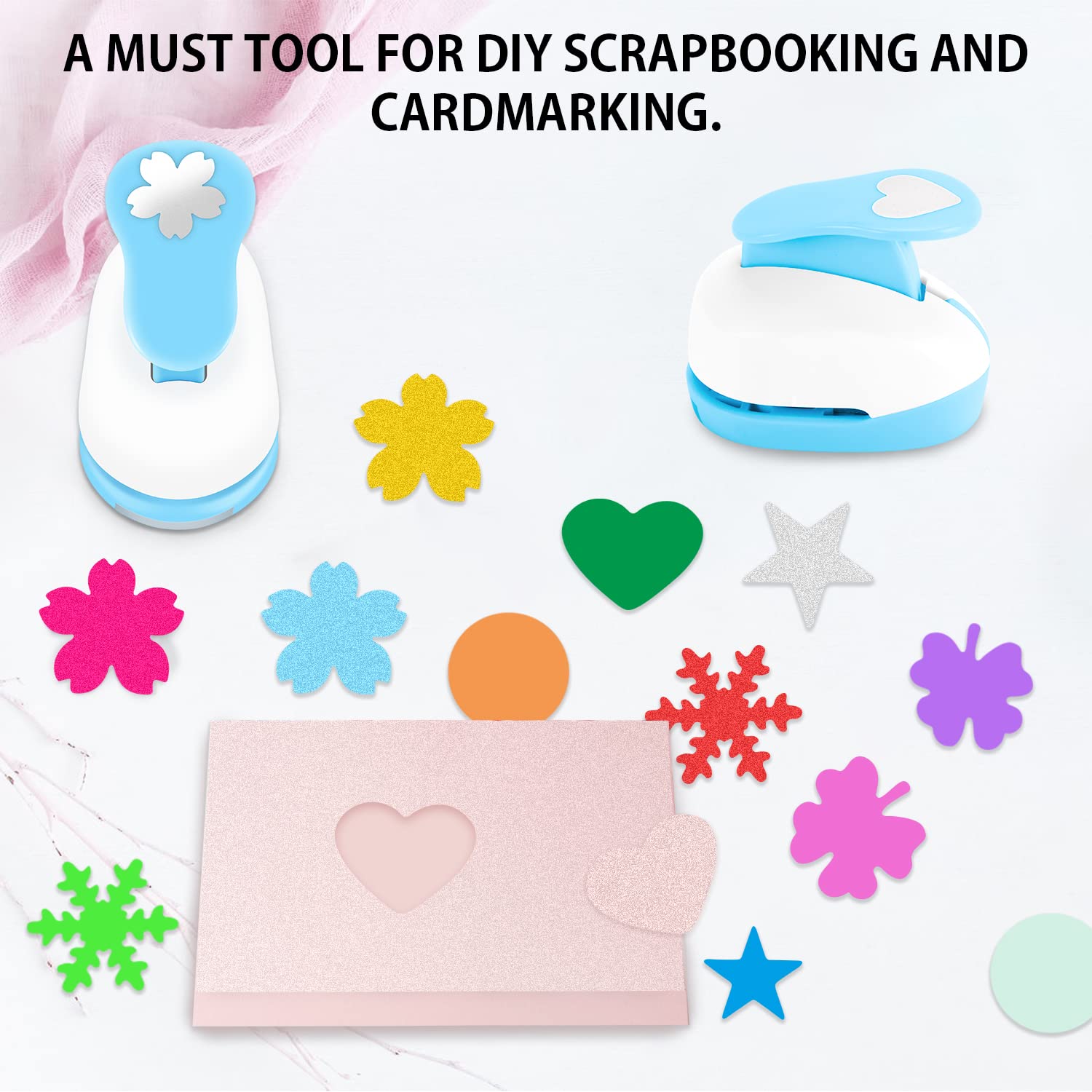 クラフトパンチ オーダー用ページ( ￣▽￣) Amazon | 呉竹 クラフトパンチ キュアパンチ ミディアム