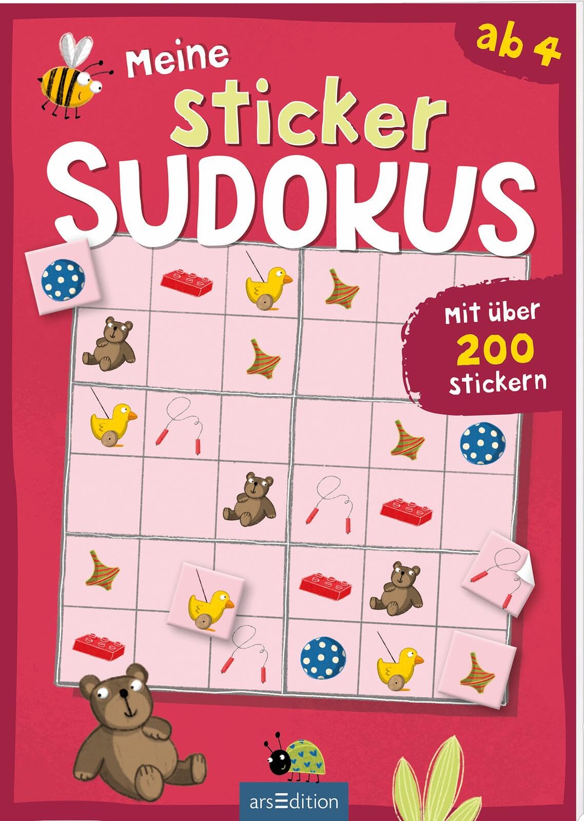 Meine Sticker-Sudokus – Symbole: Mit über 200 Stickern | Ein Rätsel-Stickerheft mit Symbolen ab 4 Jahren (Sticker-Rätsel)