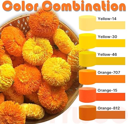 Vista 51 de PartyWoo Serpentinas de papel crepé verde, 6 rollos de 492 pies, paquete de papel crepé verde bosque esmeralda cazador para graduación, Navidad