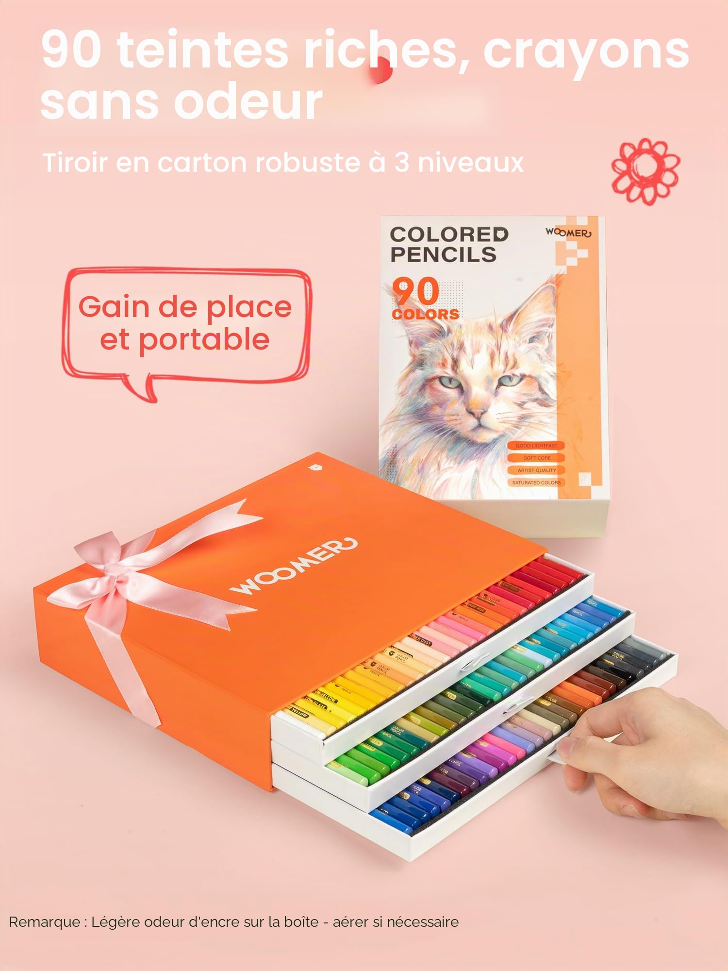 Woomer Acrylmarker Grüntöne 12 Farben & 90 Buntstifte mit Übungspapier