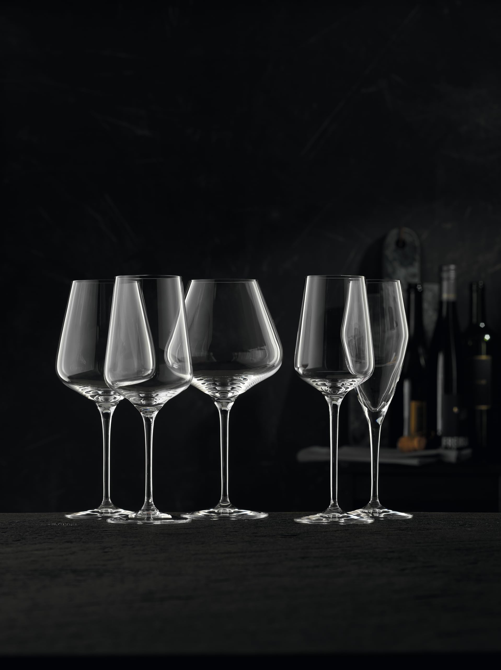 Nachtmann Rotweingläser 550 ml, 4 Stück, ViNova, 98073, Weingläser aus Kristallglas, Rotwein Gläser spülmaschinenfest (Packung mit 2)