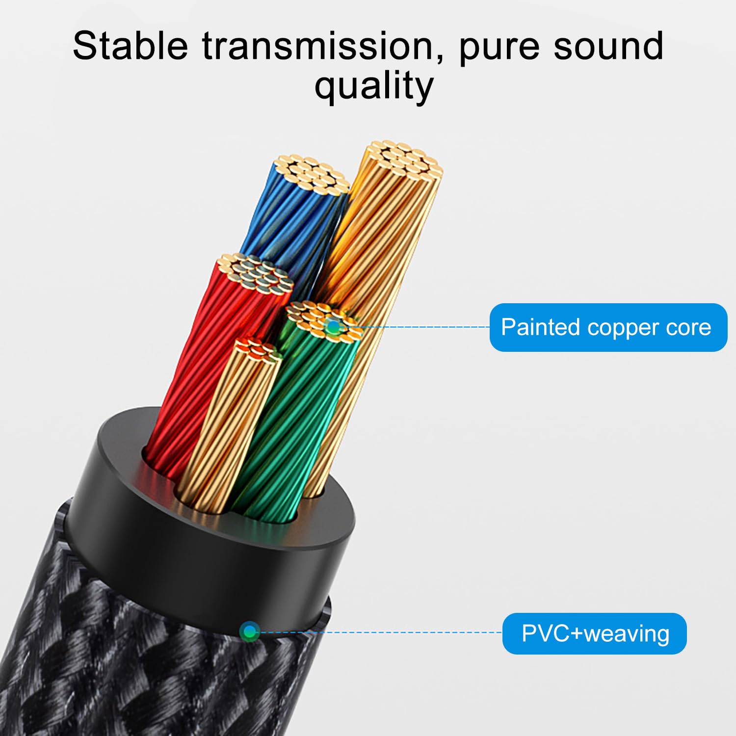 Adaptador USB a Jack 3,5 mm, Tarjeta de Sonido Externa Plug and Play