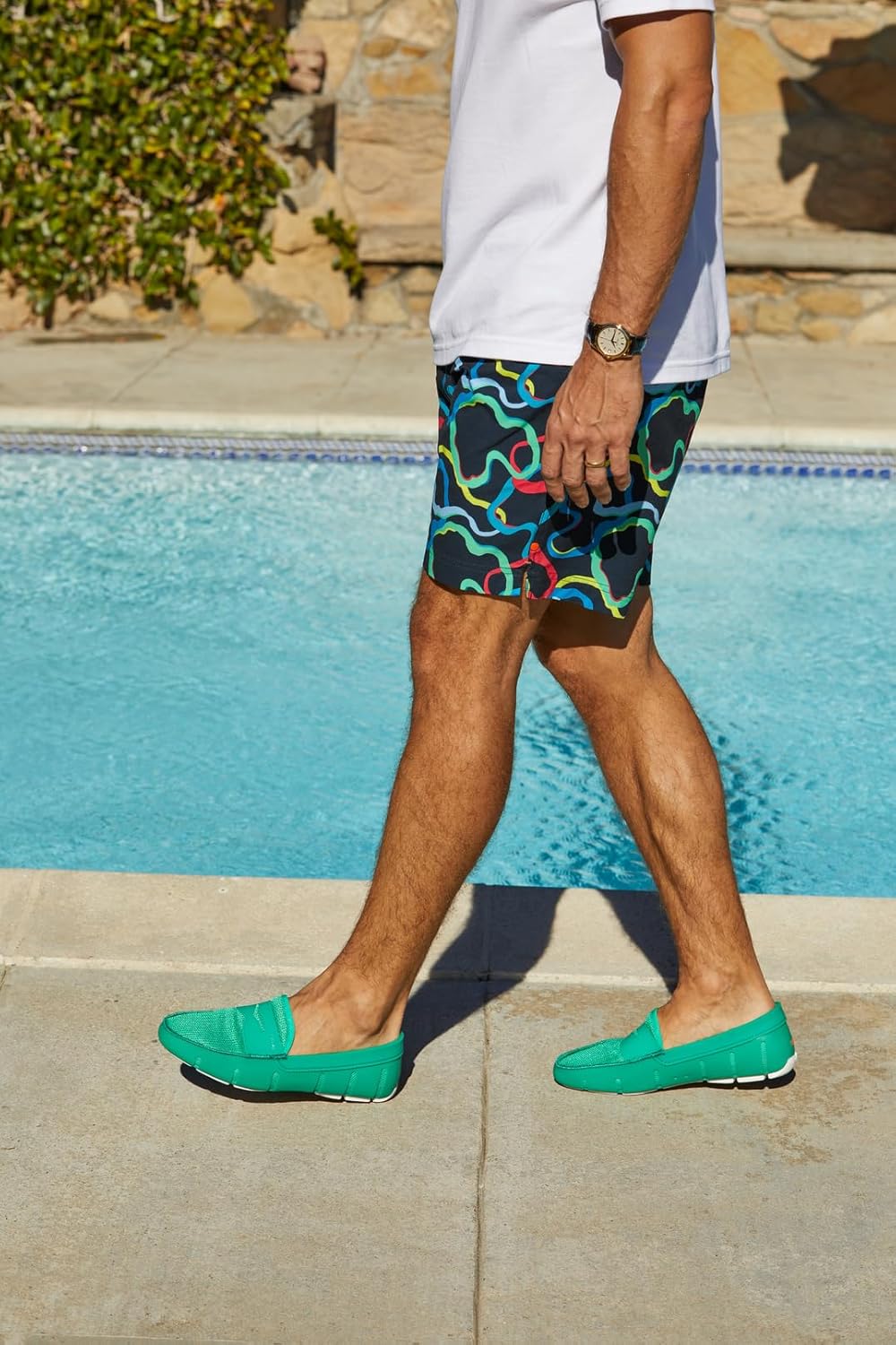 SWIMS Penny Loafer in Grass Green for Mens (Grass Green, 14) - Image 2