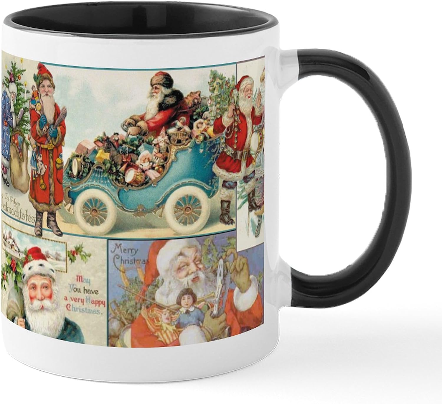 CafePress Victorian Old World Santas Coffee Mug 11 oz (325 ml) Ceramic Coffee Mug