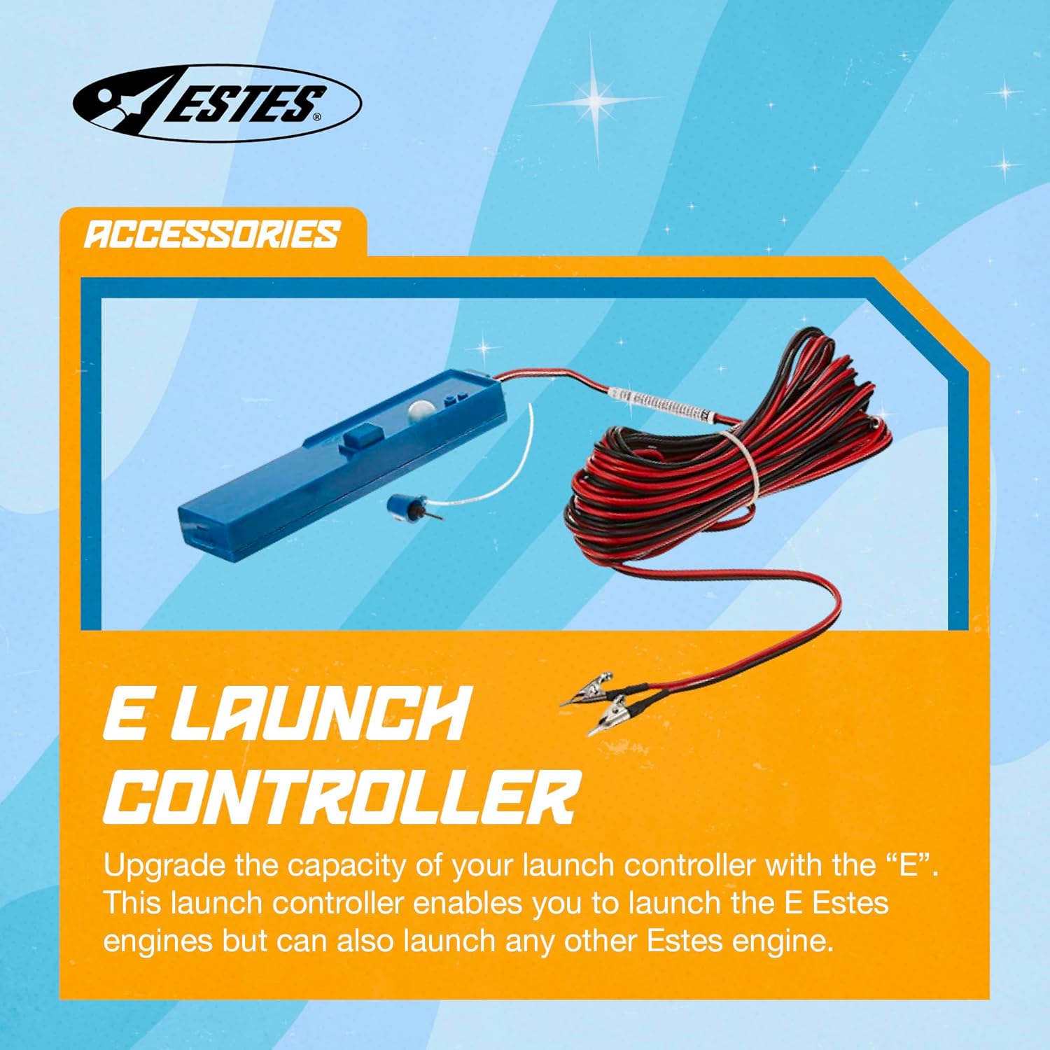 Estes 2230 E Launch Controller, E-Engine Rocket-Model Launch Controller, Model Rocket Kit Accessories for Ages 10+