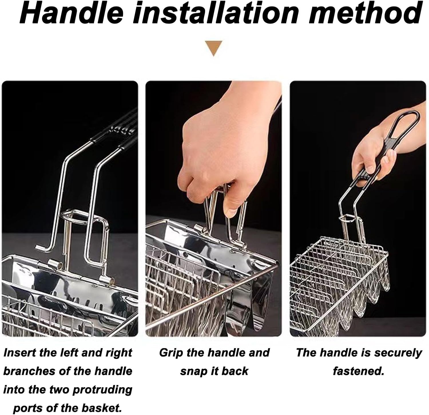 Taco Shell Basket for Frying, Stainless Steel 6 Shells Taco Shell Maker with Long Handle, Taco Maker | Taco Holder | Taco Fryer Basket | Taco Frying Rack for Homemade Taco Shells