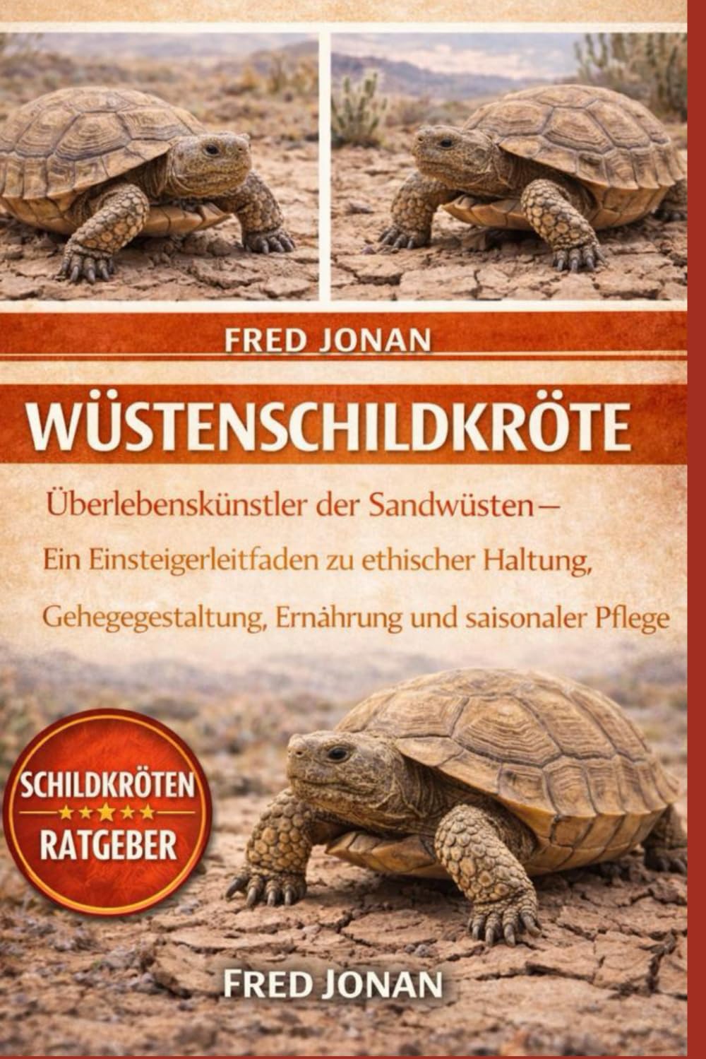 WÜSTENSCHILDKRÖTE: Überlebenskünstler der Sandwüsten – Ein Einsteigerleitfaden zu ethischer Haltung, Gehegegestaltung, Ernährung und saisonaler Pflege