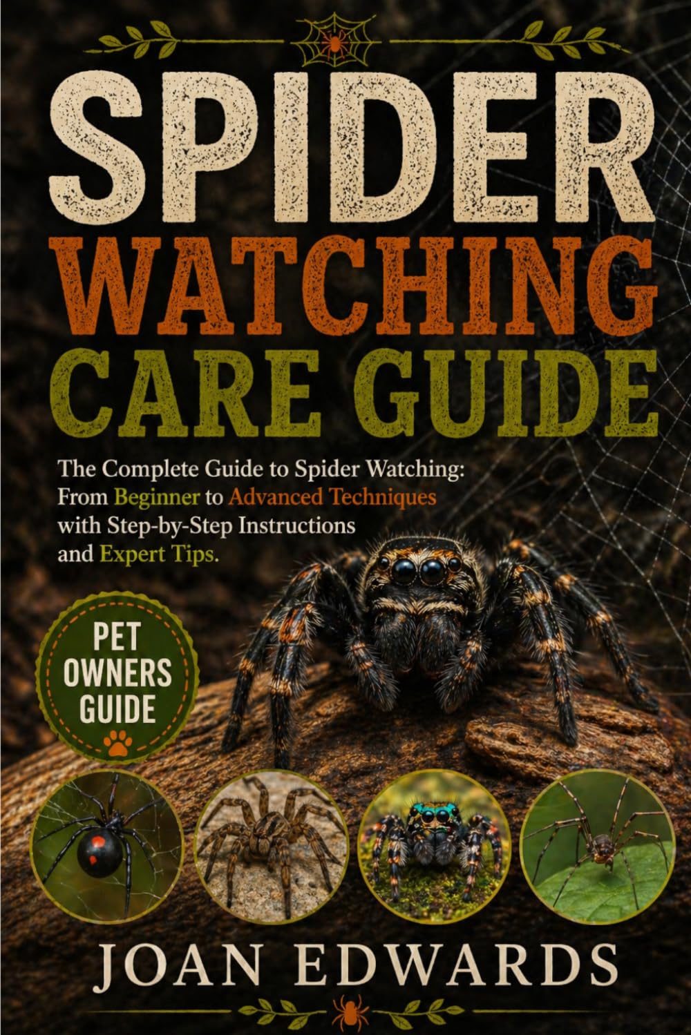 SPIDER WATCHING CARE GUIDE: The Complete Guide to Spider Watching: From Beginner to Advanced Techniques with Step-by-Step Instructions and Expert Tips.
