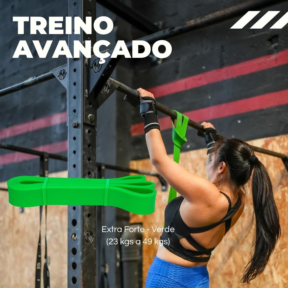 Kit Super Band 4 Intensidade Leve Médio Forte e Extra Forte Elástico